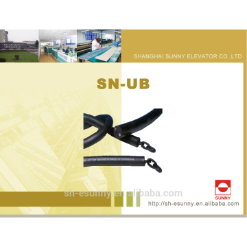 Cadena de compensación de equilibrio retardante de fuego flexible de plástico completo, proveedores de cadenas, cadenas de servicio pesado / SN-WFBS